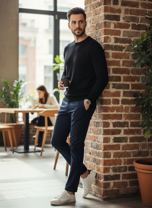 Pullover giro collo 102217686 Lumberjack