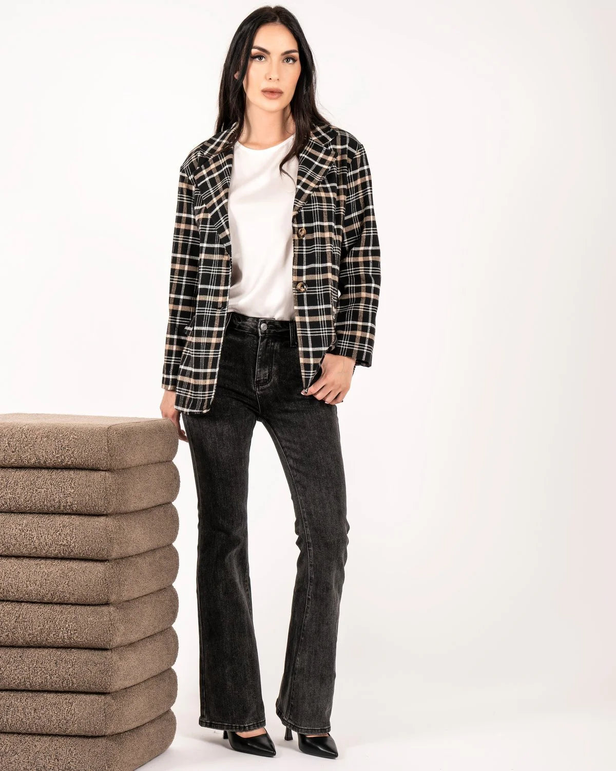 Jeans zampa nero by EXTYN