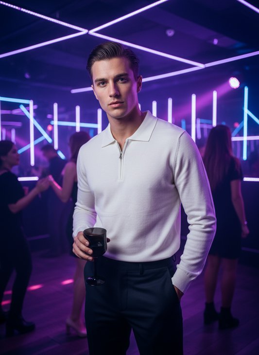 Polo mezza zip Galerie MM804