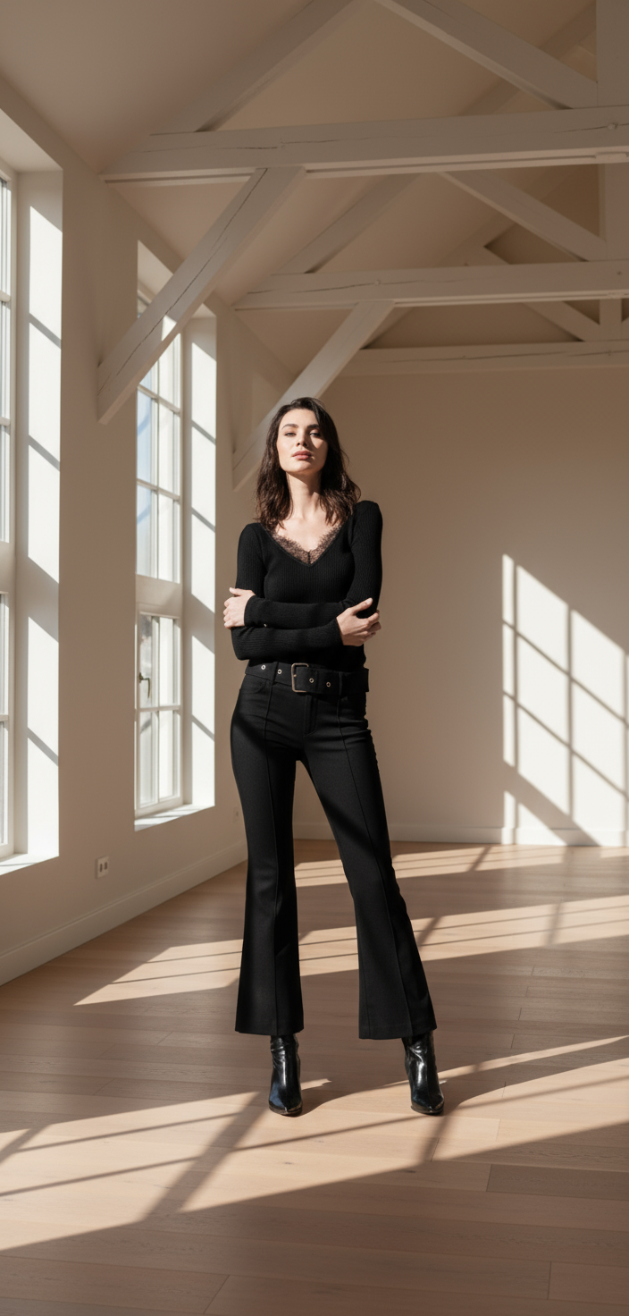 Pantaloni con cinta AN-AIM