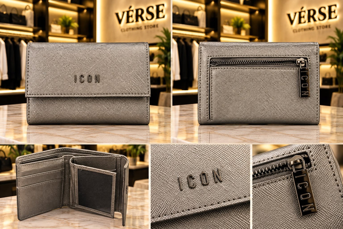 Portafoglio Icon Linea Laser