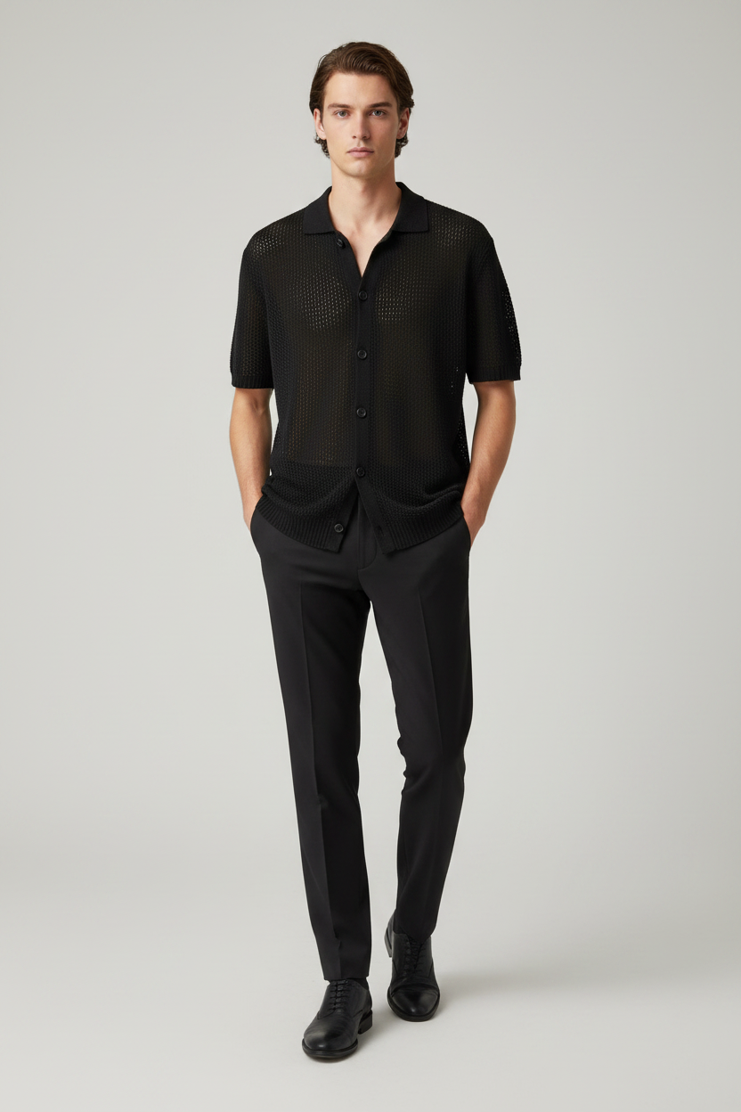 Camicia/Cardigan in Cotone Miguel Bharros
