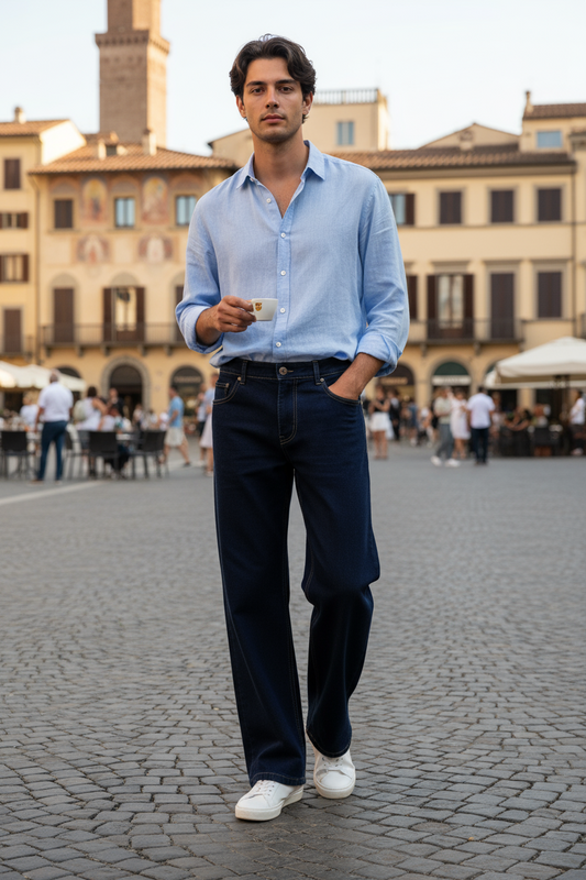 JEANS BLU DI MIGUEL BHARROSS