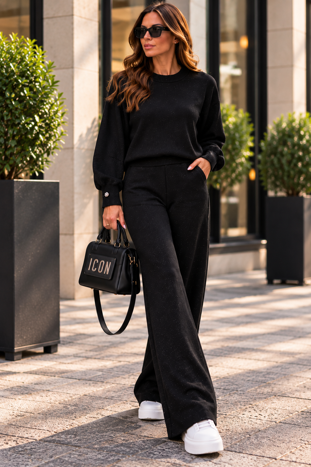 Maglia Con Punti Luce By After Firenze