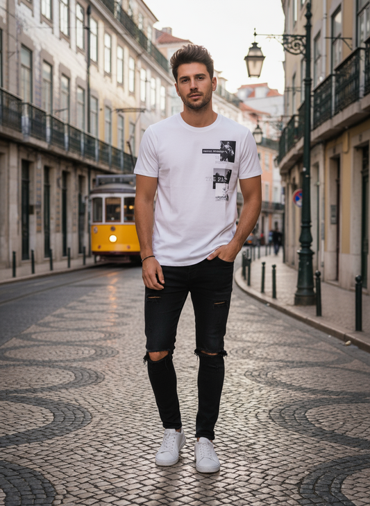 T shirt di Miguel Bharross