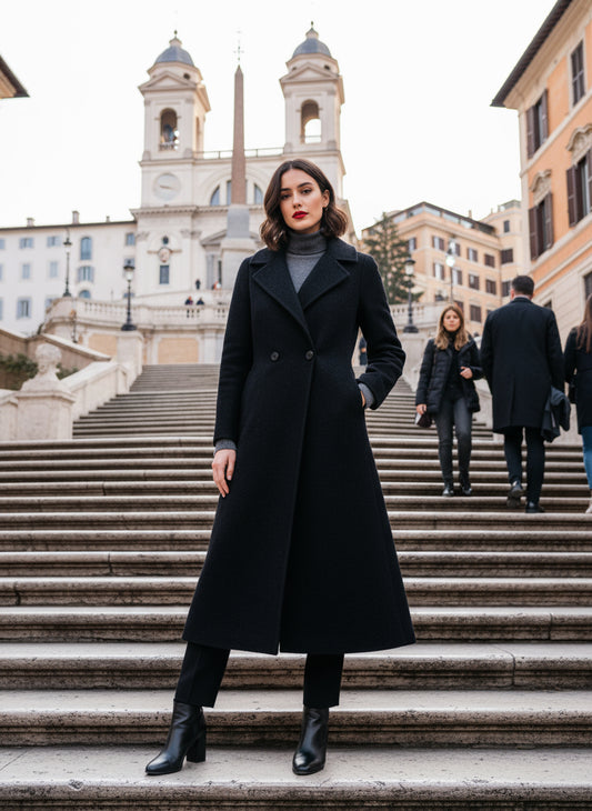 Cappotto in lana An-Aim