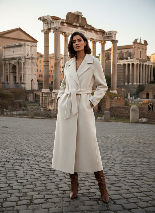 Cappotto in lana An-Aim