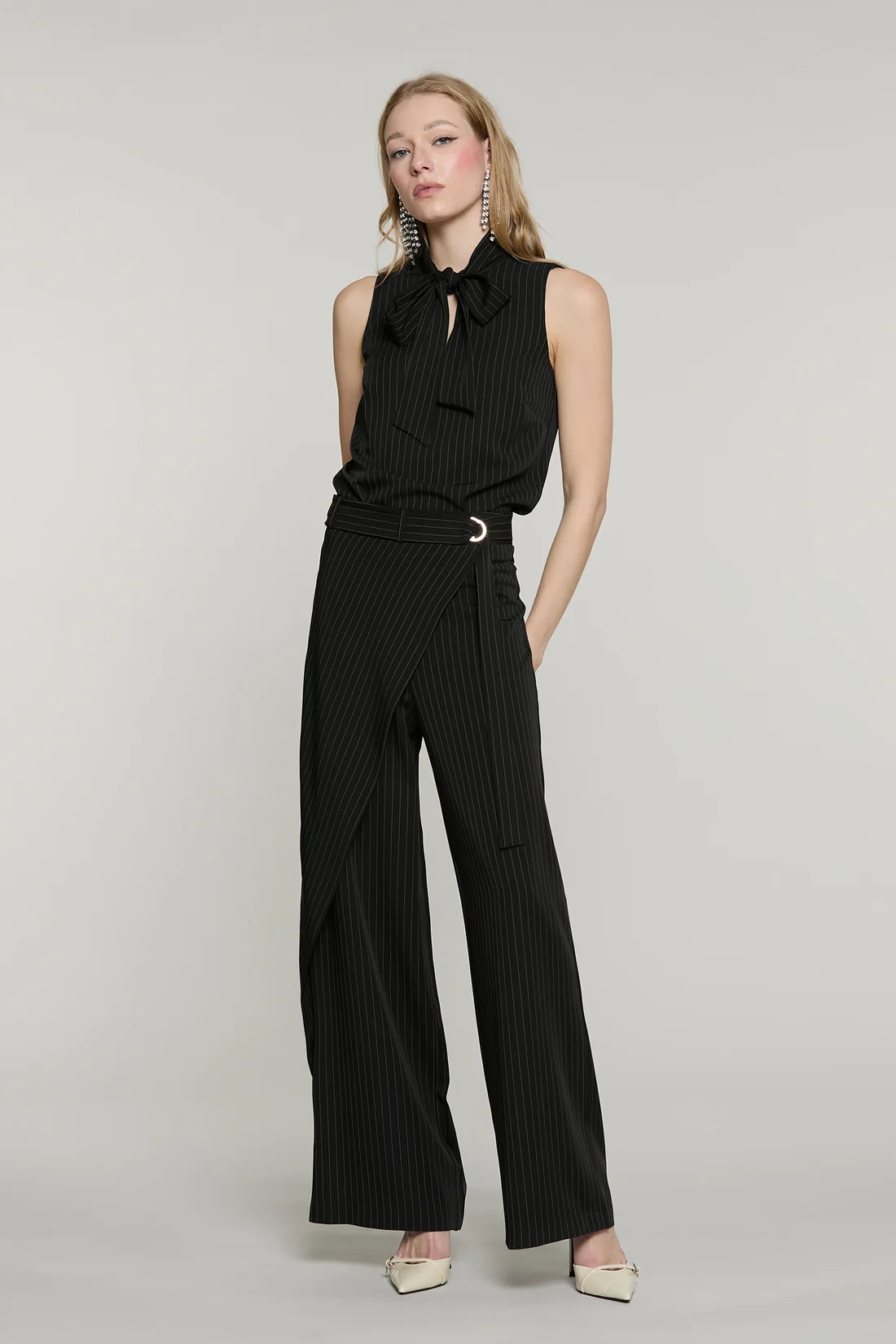 Pantalone LENNOX con pannello gessato by Relish