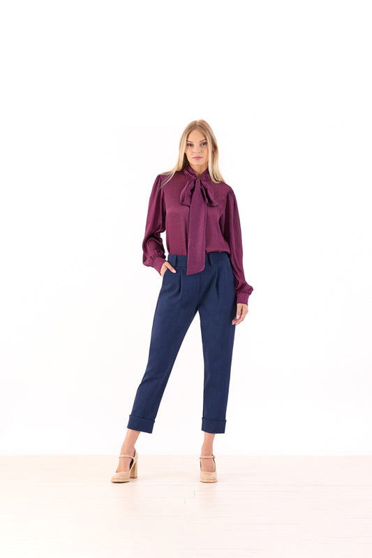 PANTALONE JEANS CON RISVOLTINO PDK